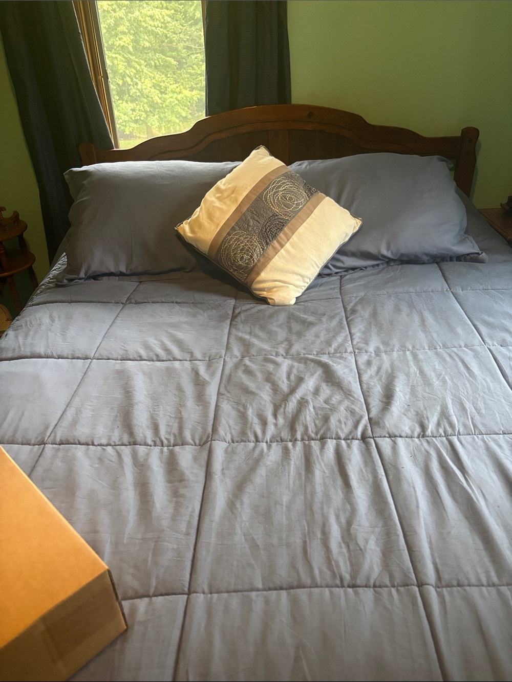 Queen Comforter Set - Blue - Picture 3 of 3